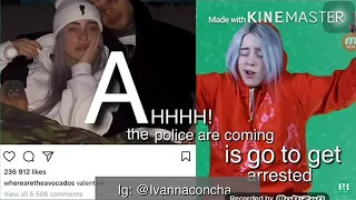 learning alphabets with Billie eilish! :O