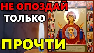 ПРОЧТИ СЕГОДНЯ! ЗАВТРА БУДЕТ УЖЕ ПОЗДНО! Молитва Богородице о защите. Православие