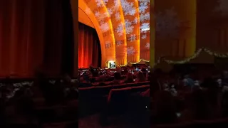 Inside of Radio City Music Hall