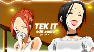 tek it - cafuné (i watch the moon let it run my mood cant stop thinking of you) [edit audio]