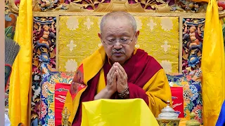 Welcoming Khenchhen Tsewang Gyatso Rinpochhe at UDC Monastery. @thebuddhistshow