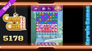 Candy Crush Saga Level 5178 - Hard Level - No Boosters