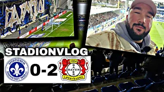 LEVERKUSEN WEITER AUF KURS🔥 DARMSTADT ABSTEIGER? 😱 SV Darmstadt 98 vs Bayer Leverkusen | Stadionvlog