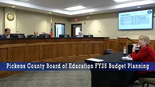 Pickens County Board of Education FY25 Budget Planning | May 28, 2024