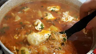 Суп с жареной Вермишелью и Яйцами !! Армянская кухня!!!