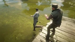 Red Dead Redemption 2 PC 60FPS - Funny & Brutal Moments Vol. 49 (Euphoria Ragdolls)