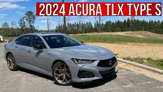 2024 Acura TLX Type S: POV Start Up, Test Drive, Walkaround and Review