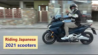 Riding my favorite 2021 scooters - Honda Forza 750 & YAMAHA XMAX 300