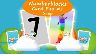 Numberblocks - Card Fun #1 - Tick a snap when you see two cards with the same numbers from 1 to 10