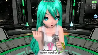 60fps Full風 1 6 Out of the gravity   Hatsune Miku 初音ミク DIVA English lyrics Romaji subtitles PDA FT 1