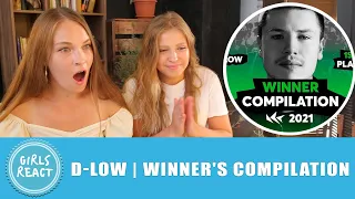 Girls React - D-low - Winner's Compilation   SBX KICKBACK BATTLE 2021. Reaction