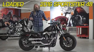 2016 Harley Davidson Sportster 48 with Vance and Hines Exhaust