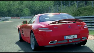 Mercedes-Benz SLS AMG - Nordschleife Tourist World Record 7:04:295 - Assetto Corsa