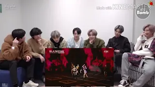 bts reaction to blackpink playing with fire (jp.version) TOKYO DOME