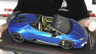 1/18 LAMBORGHINI HURACAN PERFORMANTE SPYDER by MR Models - Full Review