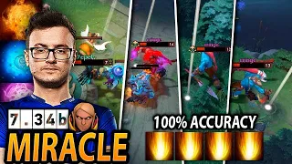 When MIRACLE first picks Invoker 100% SUNSTRIKE God 7.34b Patch