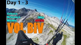 Austrian Vol Biv Paragliding Adventure part 1
