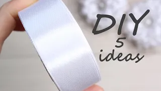 5 ideas from ribbons Flowers Bows