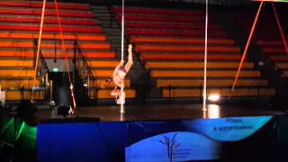 Magali Yu-Kui - Catégorie junior (répétition) - Championnat de France Pole Dance 2015