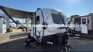 NEW 2023 Rockwood Geo Pro G16BH