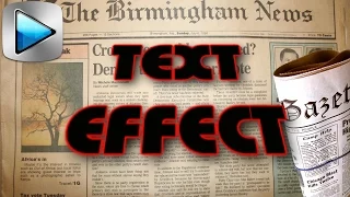 Running text in Sony Vegas. EFFECT reading newspapers. LESSONS video editing SONY VEGAS PRO