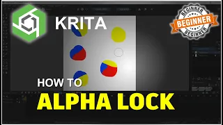 Krita How To Lock Alpha Tutorial
