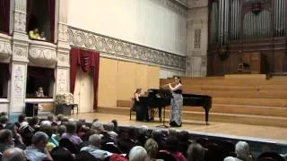 Habanera: Ravel by Noemi Gyori on Flute and Katalin Csillagh on piano at Brussels Conservatoire