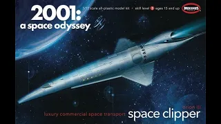 Moebius 1/72 Orion III Space Clipper from 2001: A Space Odyssey.... Part 6 Interior and crew figures