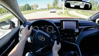 2022 Toyota Camry Hybrid XSE - POV Test Drive (Binaural Audio)
