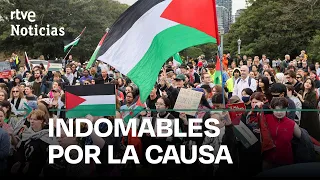 EE.UU.: Los ESTUDIANTES PRO-PALESTINA no cejan, a pesar de que ya hay 2.000 DETENIDOS | RTVE