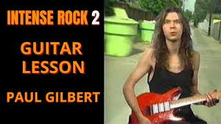 Paul Gilbert Intense Rock 2 (Guitar Lesson)