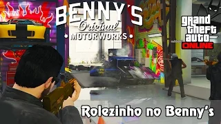 GTA V Online: ROLEZINHO ÉPICO NA OFICINA DO BENNY