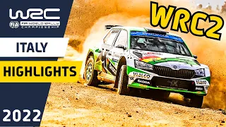 WRC Rally Highlights : WRC Rally Italia Sardegna 2022 : WRC2 Friday