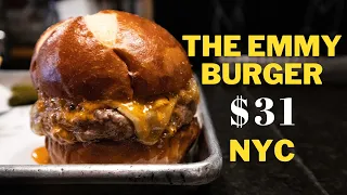 Eating the Emmy Burger at Emily. BEST BURGER in NYC?