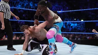 Kofi kingston vs sami zayn smack down live