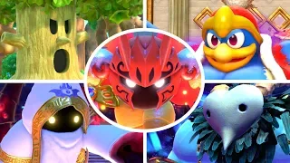 Kirby Star Allies - All Bosses + Secret Bosses