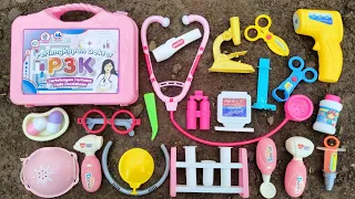 Hunting Suntikan, Termometer, Masker, Oksigen, Lampu Dokter, Obat, Mikroskop, Gunting, Stetoskop