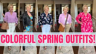 Spring Fashion Trends 2024: Colorful Outfits for Women Over 50!
