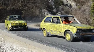 Having Fun With 2 Old Cars
