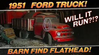 Will it Run?!? 1951 Ford F4 Barn Find! Abandoned for 50 Years! Grain Truck Revival!