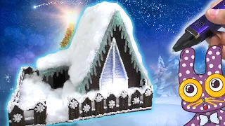 Домик Деда Мороза из 3д ручки / DIY / Новогодний домик