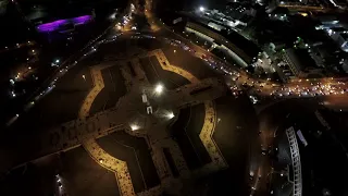 Plaza de la Bandera de noche - Santo Domingo