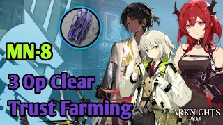 Arknights - MN-8 - 3 Ops Trust Farming feat. Surtr, Thorns & Scene (Max E2 Lv50)