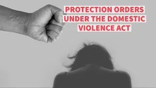 PROTECTION ORDERS: Applications under the Domestic Violence Act