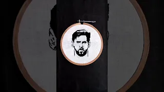 #messi #embroidery  #shorts #viral