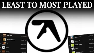 All APHEX TWIN Songs LEAST TO MOST Plays [2022]