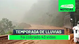 Temporada de lluvias ha cobrado 43 vidas - Teleantioquia Noticias