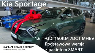 Kia Sportage 2023 [1.6 T-GDI 150KM 7DCT MHEV] PODSTAWOWA wersja z pakietem SMART | Experience Green