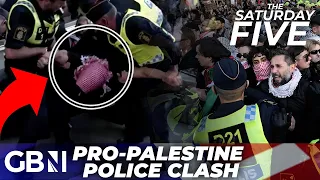WATCH: Pro-Palestine SCUFFLE with Police in Malmö as Eurovision TENSIONS flare | Latest
