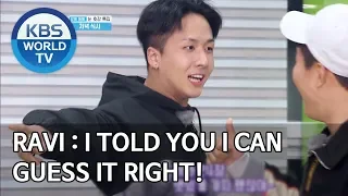 Ravi : I told you I can guess it right! [2 Days & 1 Night Season 4/ENG/2020.03.15]